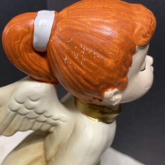 Vintage Kissing Angel Spining Music Box!  made in japan - Picture 8 of 10
